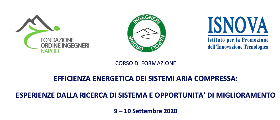 Efficienza Energetica dei Sistemi Aria Compressa: Esperienze dalla Ricerca di Sistema e Opportunità di Miglioramento